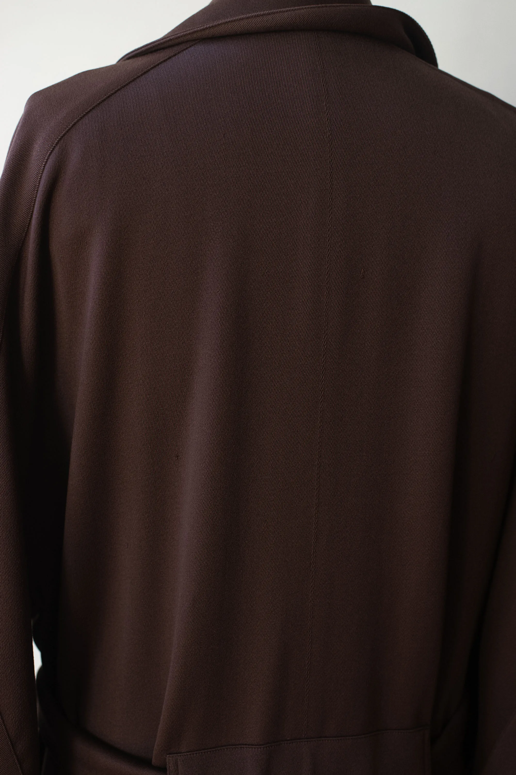 1980s Burgundy Coat | Azzedine Alaïa