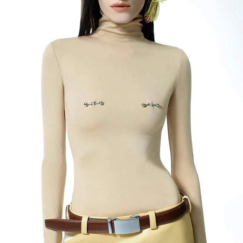 Are Those Real Turtleneck Top