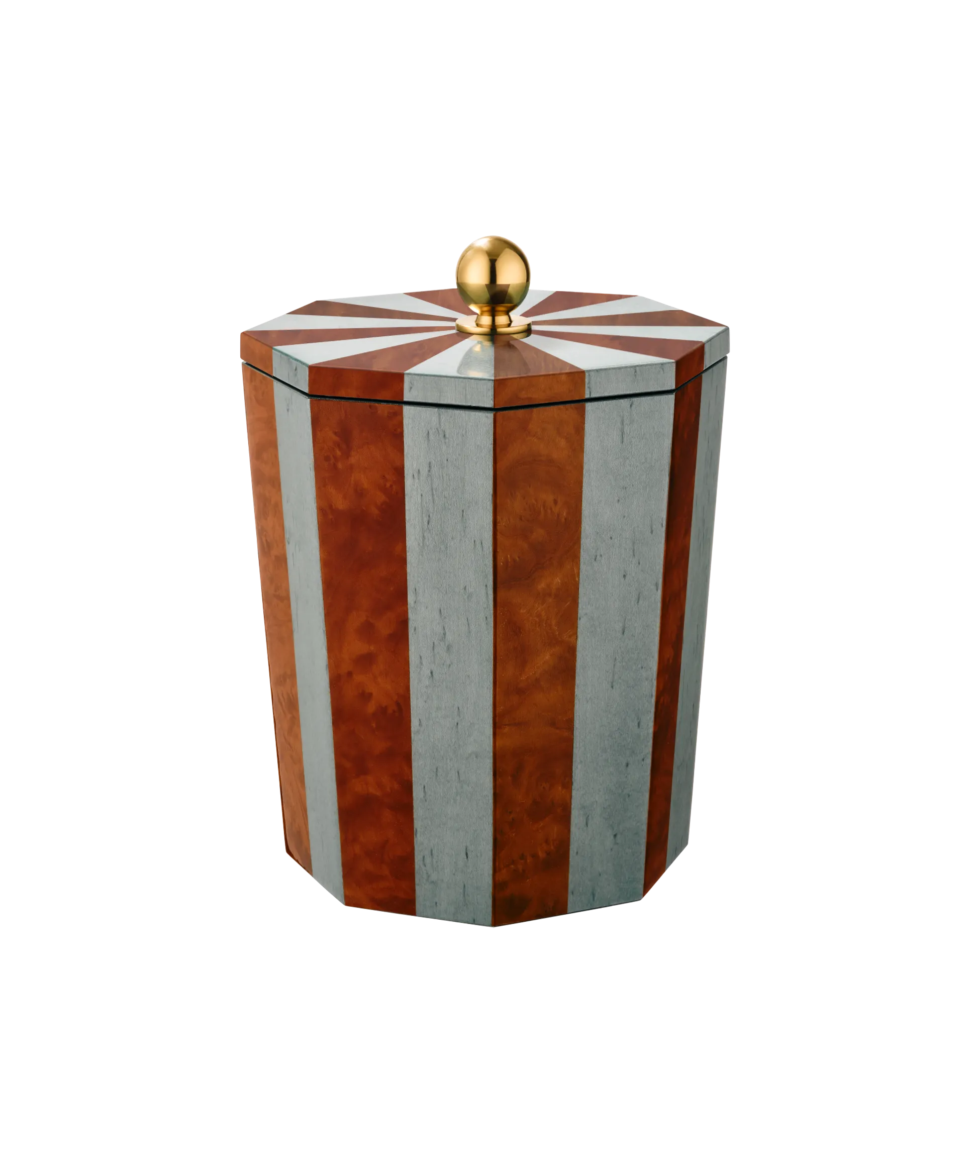 Blue Lacquered Ice Bucket