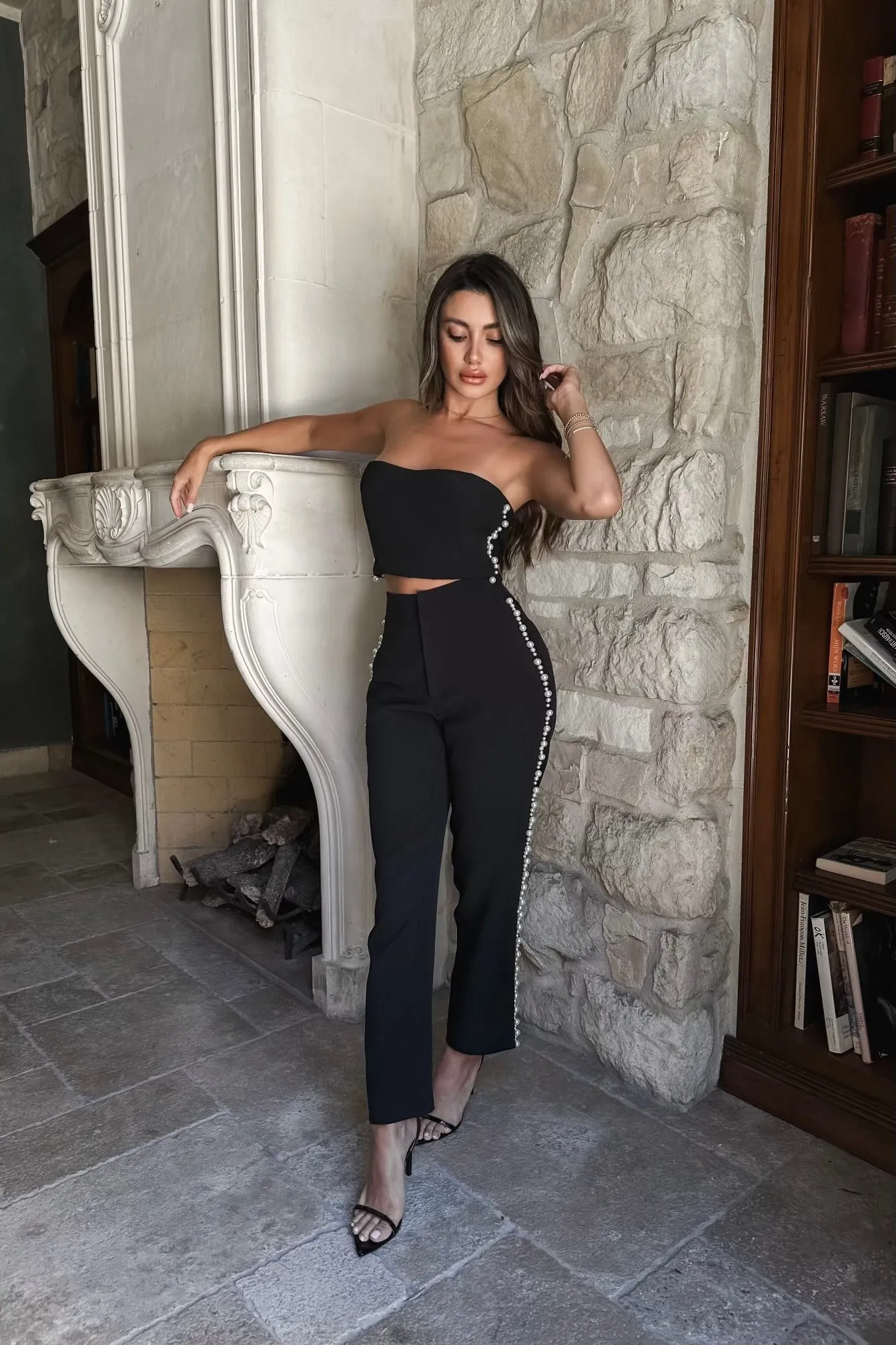 Bree Pearl 2-Piece Pants Set