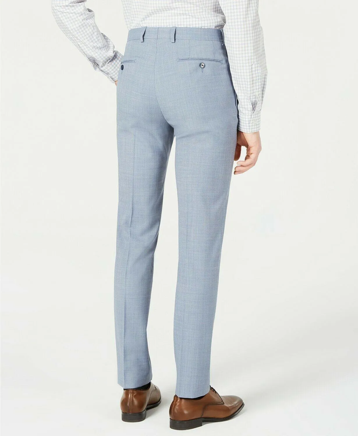 Calvin Klein Mens Slim fit Dress Pants 30 / 30 Light Blue