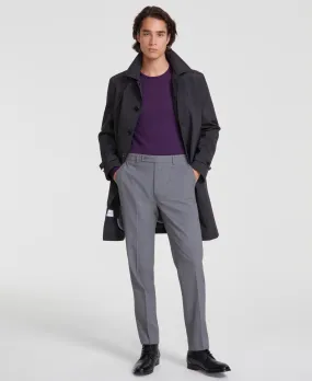 Calvin Klein Mens Slim fit Dress Pants 31 / 30 Grey Solid