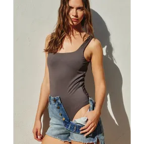 Charcoal Double Layer Bodysuit