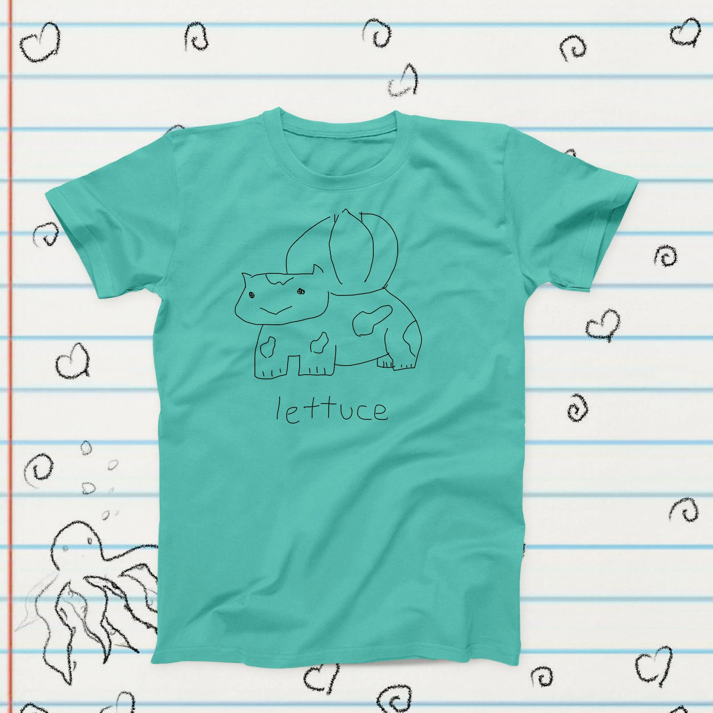 CHOICE OF 5 COLORS Succulent Friend Lettuce Novelty T-Shirt