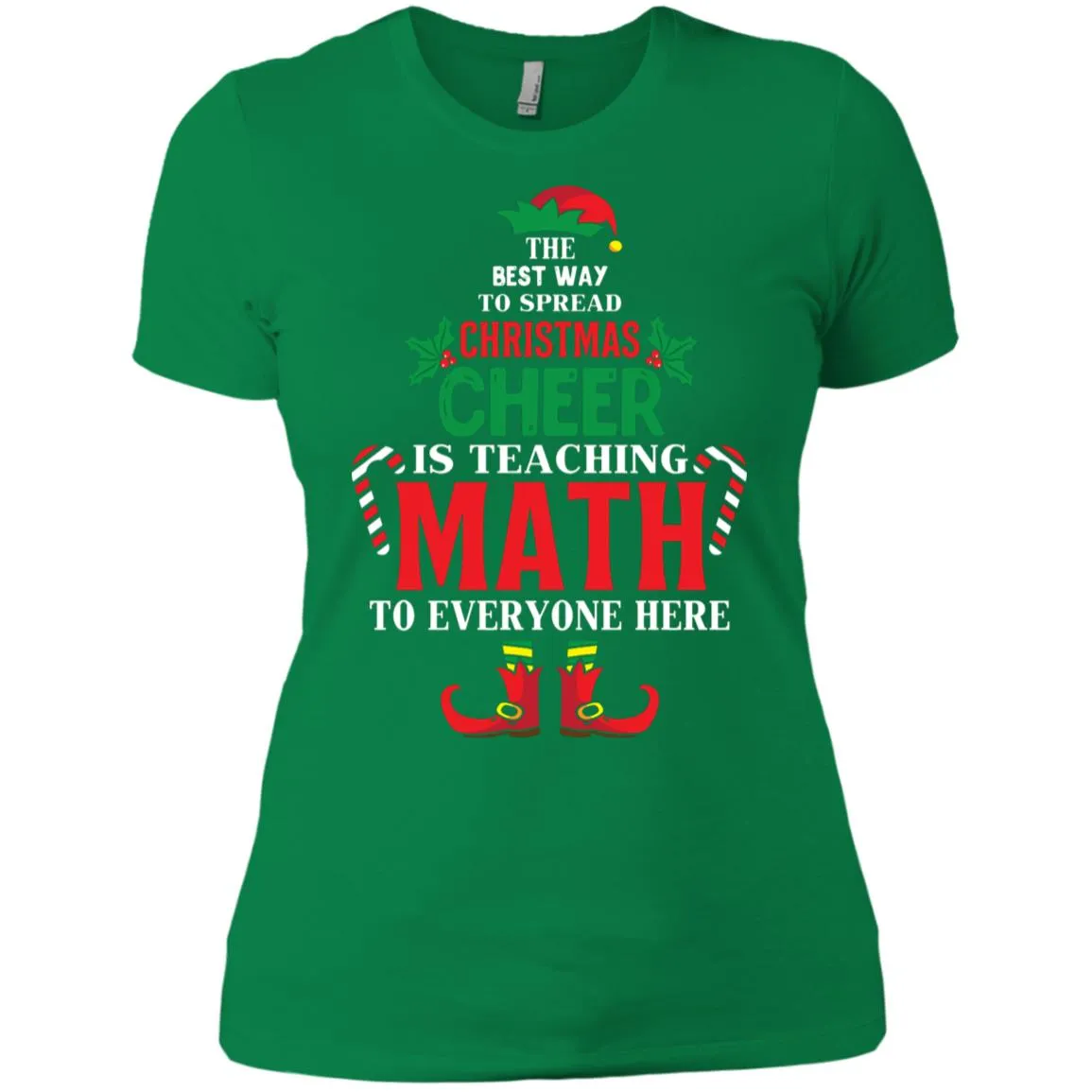 Christmas Cheer Is Teaching Math Women T-Shirt