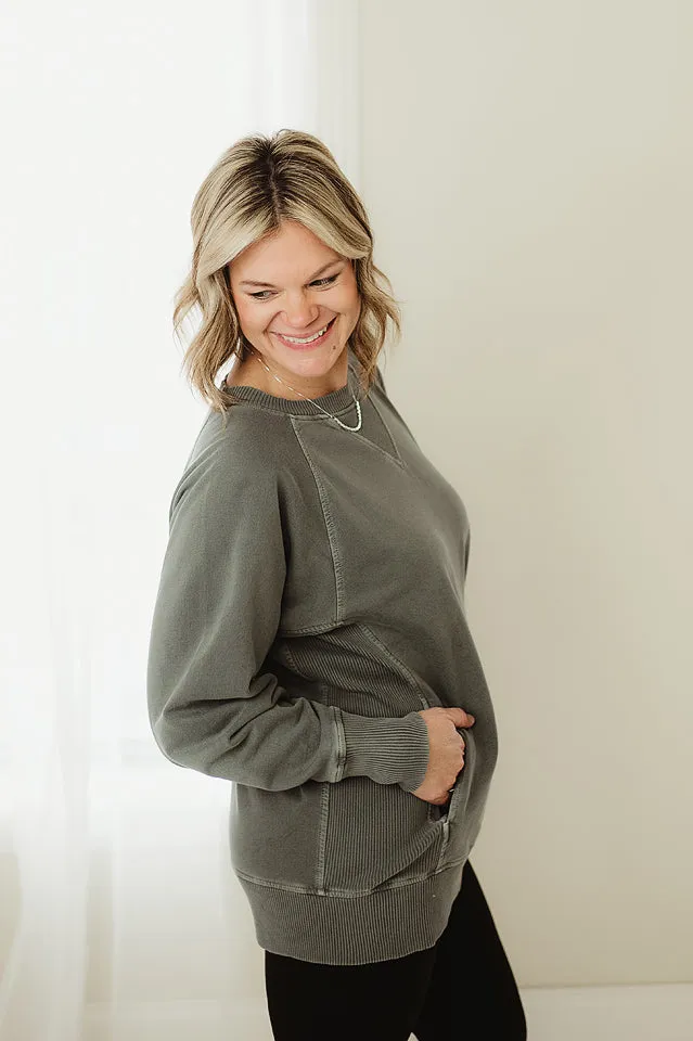 Curvy Pigment Pullover