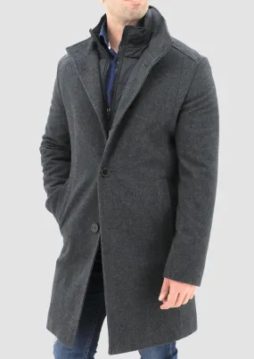 Daniel Hechter oliver winter coat in charcoal