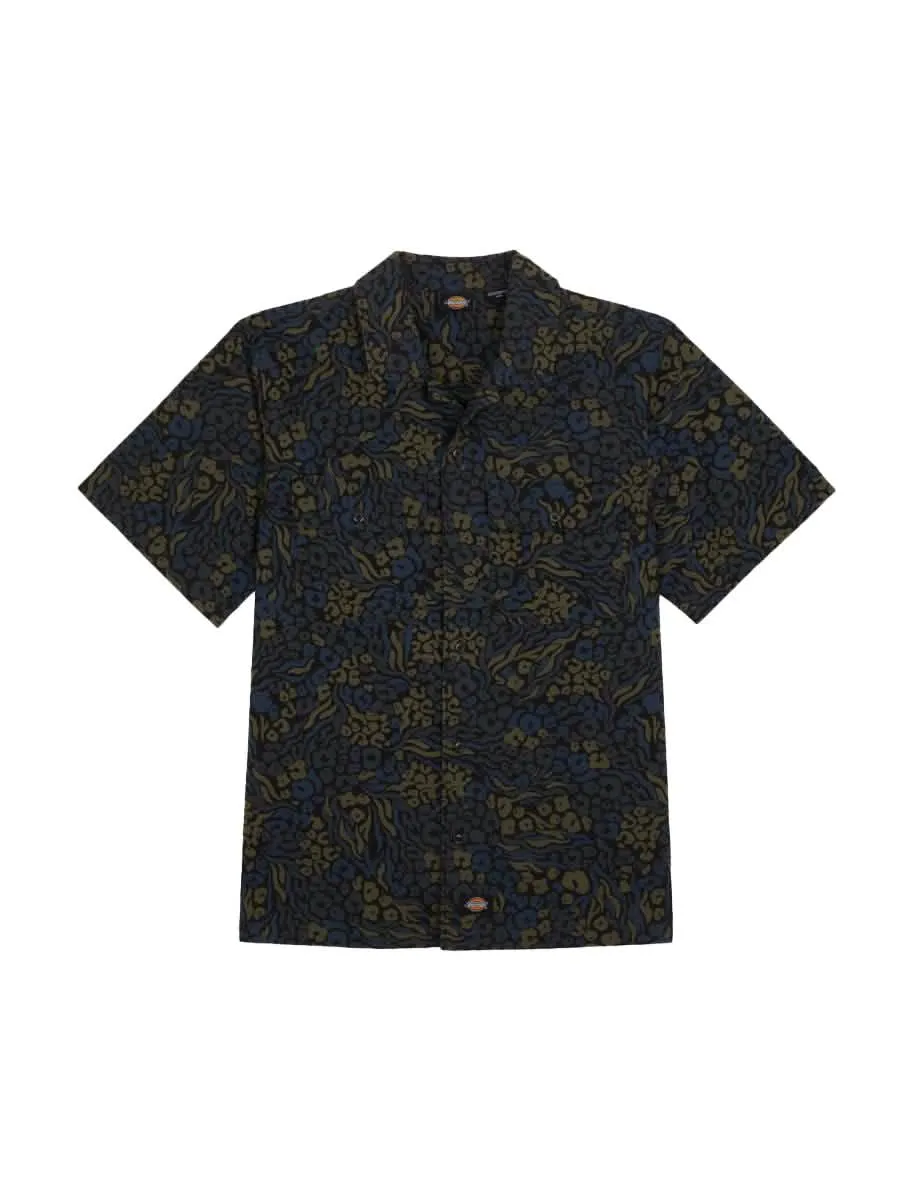 Dickies Saltville Shirt Camouflage Groen