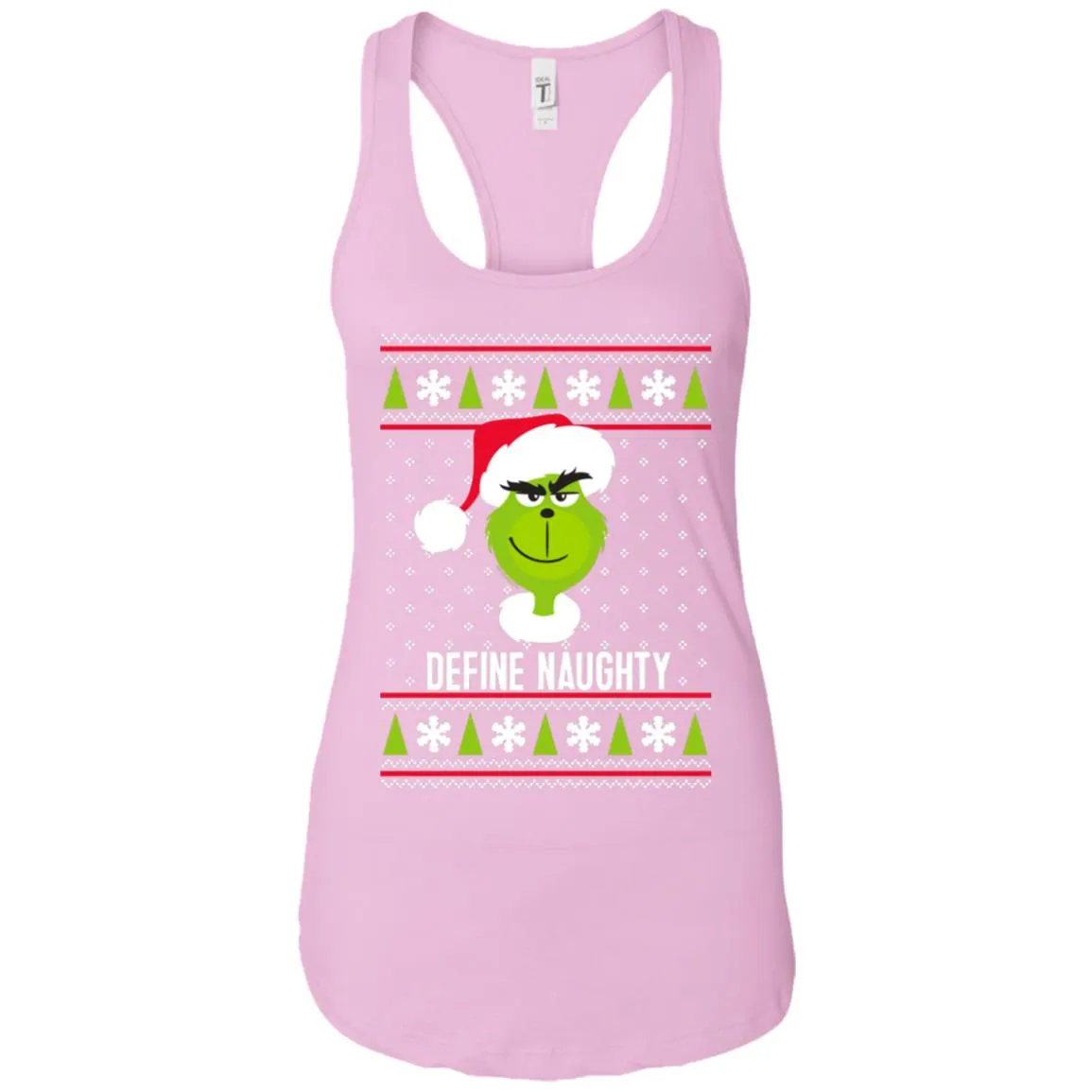 Dr. Seuss The Grinch Naughty Grinch Christmas Sweatshirt Women Tank