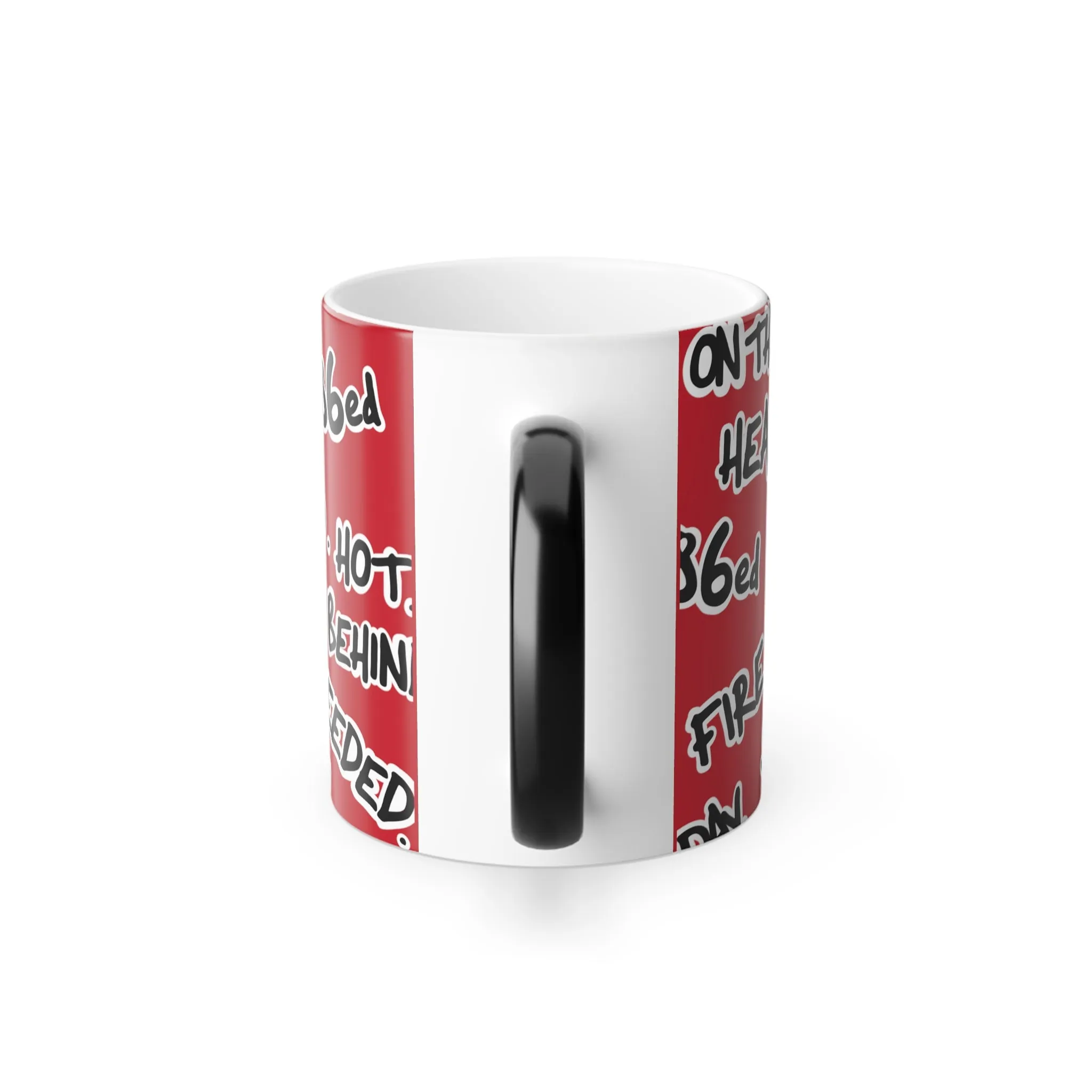 'Fired Up' Kitchen Slang Color Morphing Mug, 11oz