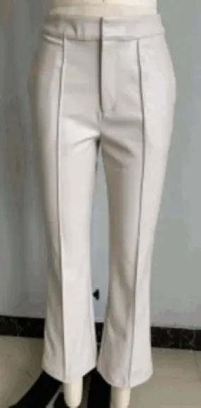 High Waist Leather Pants