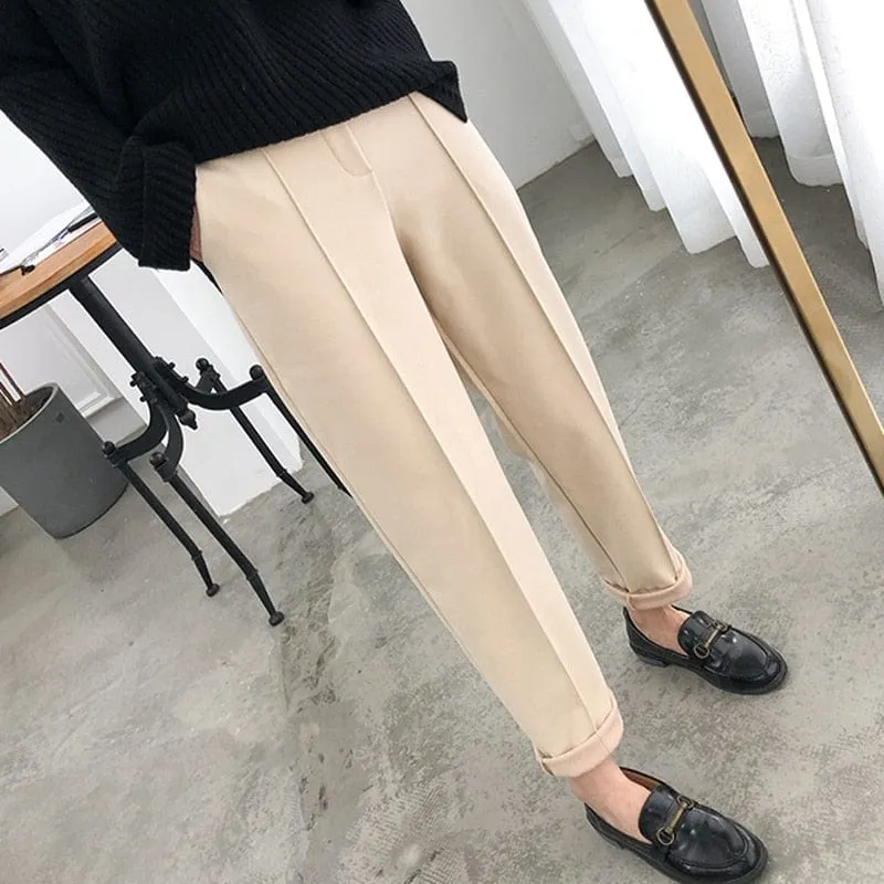 High Waist Pencil Pants