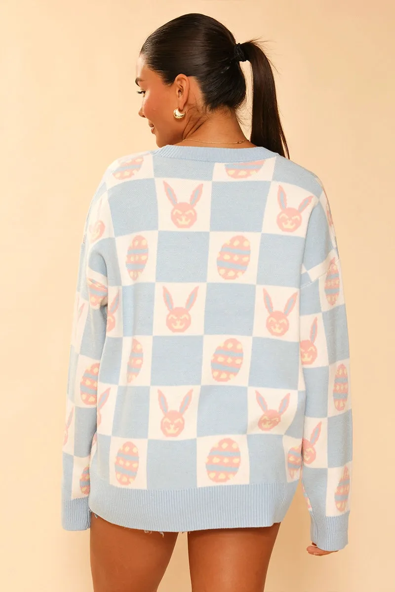 Hoppy Easter Cardigan