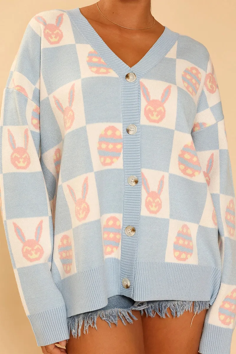 Hoppy Easter Cardigan