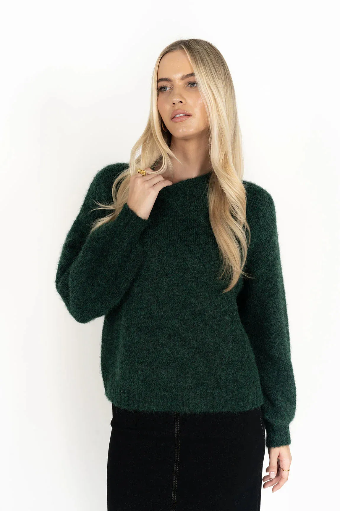HUMIDITY NEVE JUMPER GREEN