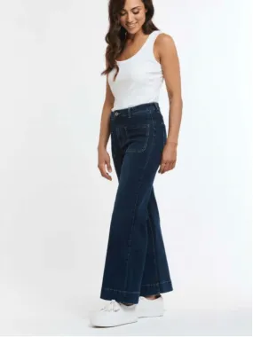 Italian Star Bobbie  Cropped Jean : Denim : New