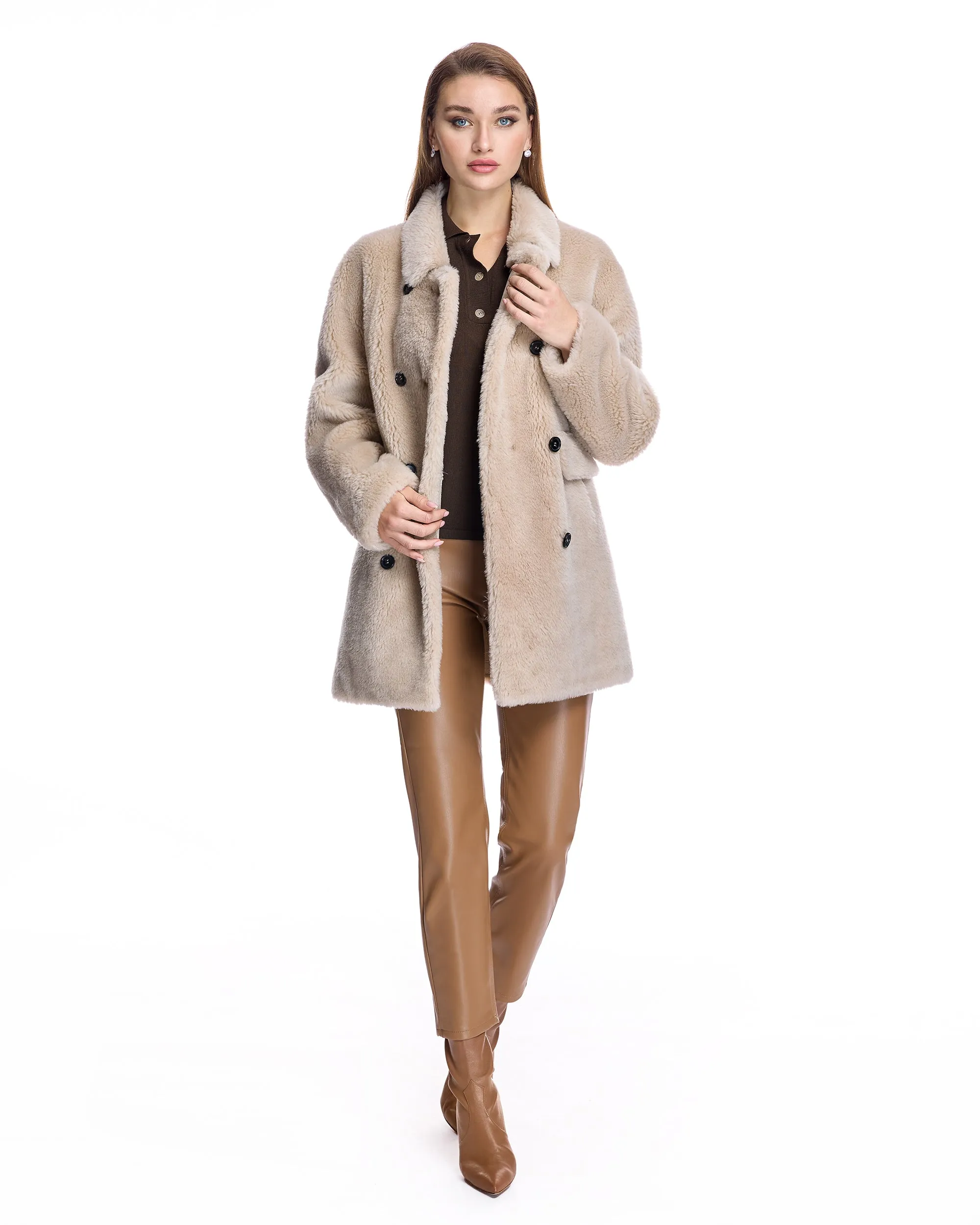 Lamb's Wool Pea Coat