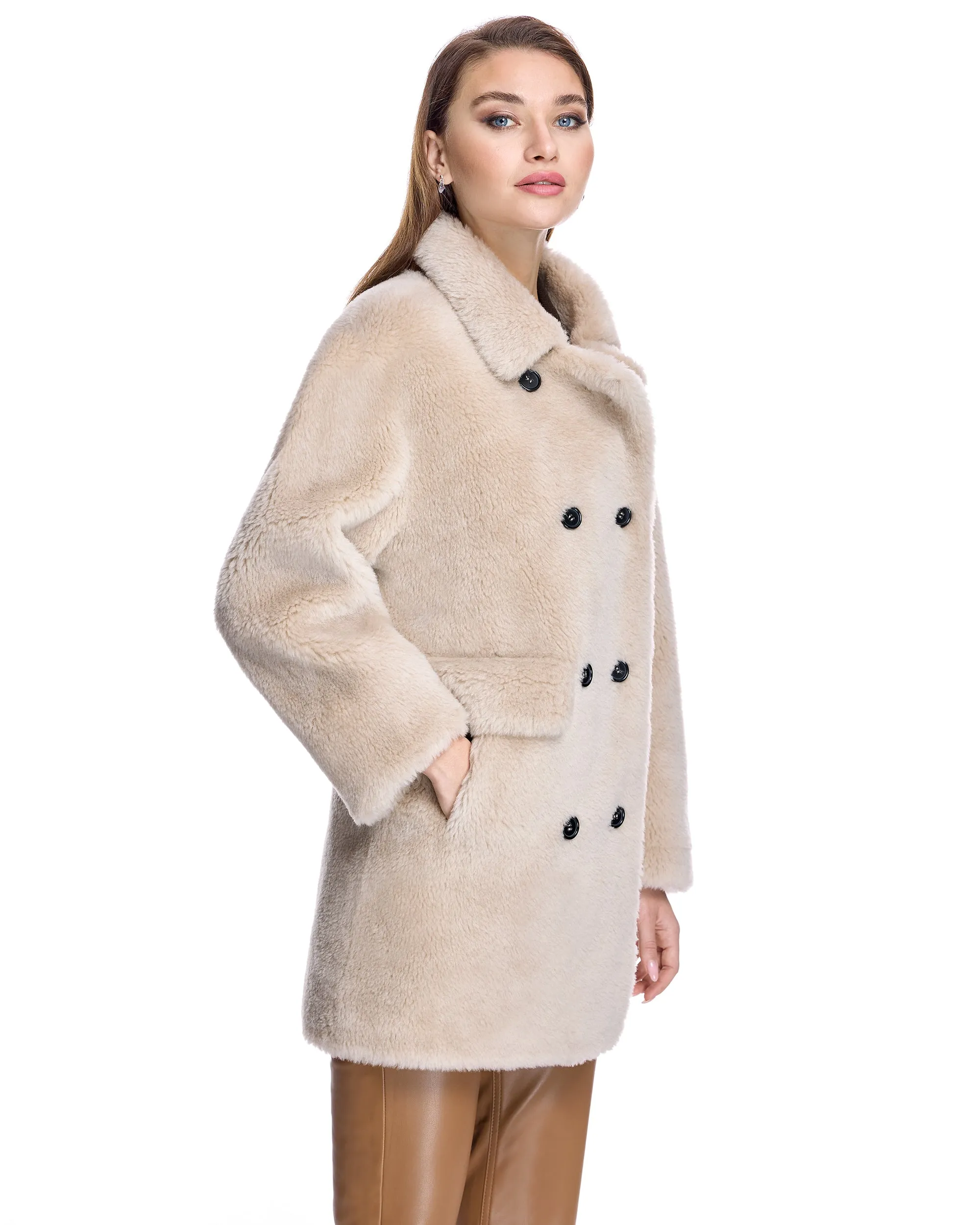 Lamb's Wool Pea Coat
