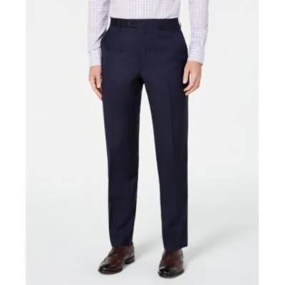 Lauren Ralph Lauren Men's Classic Fit Flat Front Dress Suit Pants Navy 44 x 30