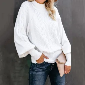 Long Sleeves Pullover Knit Sweater