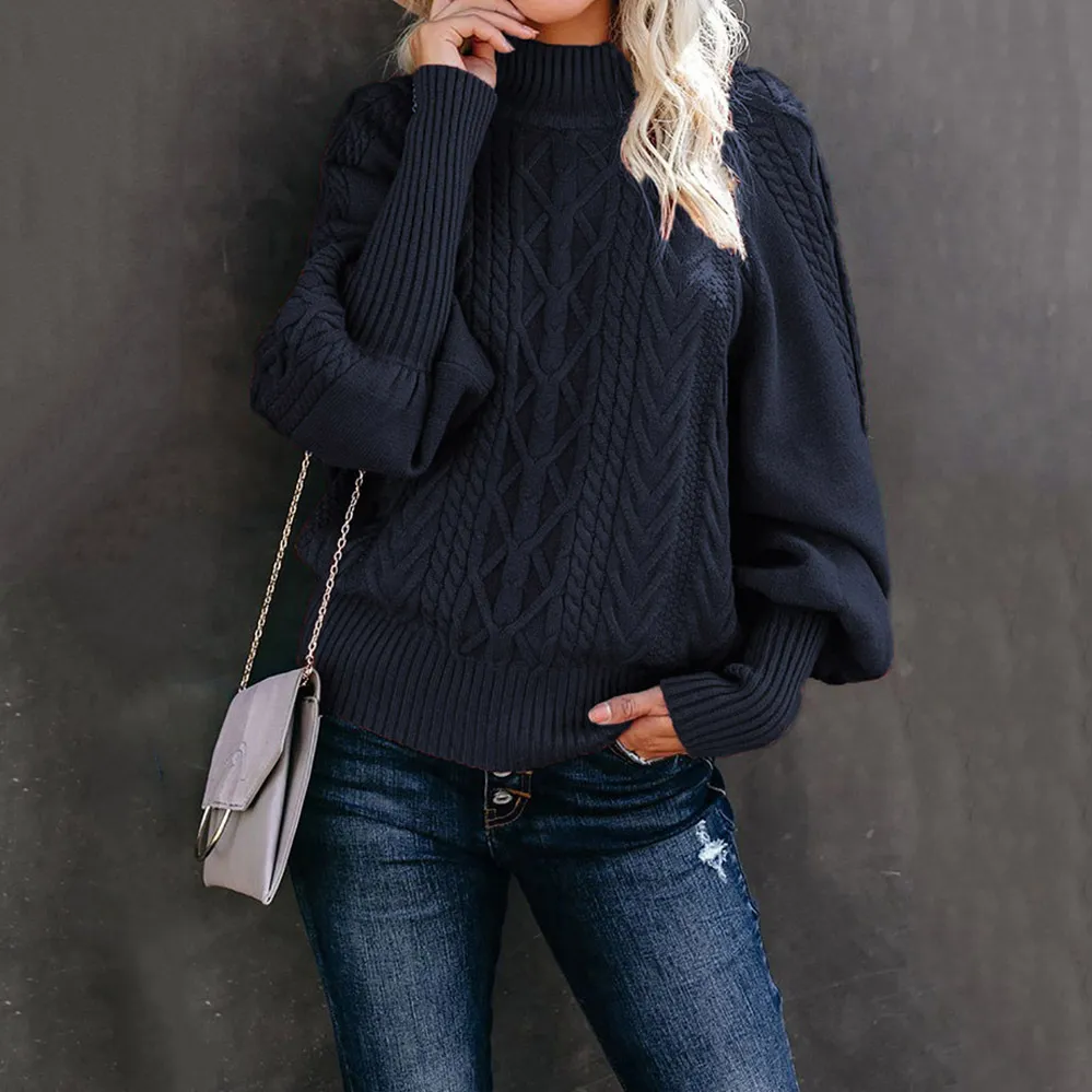 Long Sleeves Pullover Knit Sweater