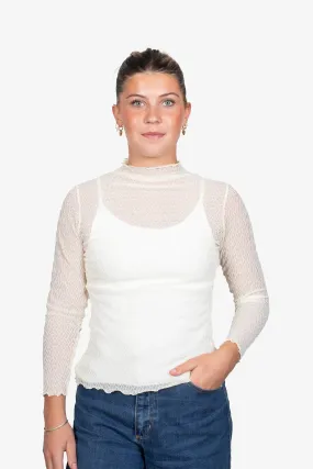 Lux Layer Honeycomb Ivory