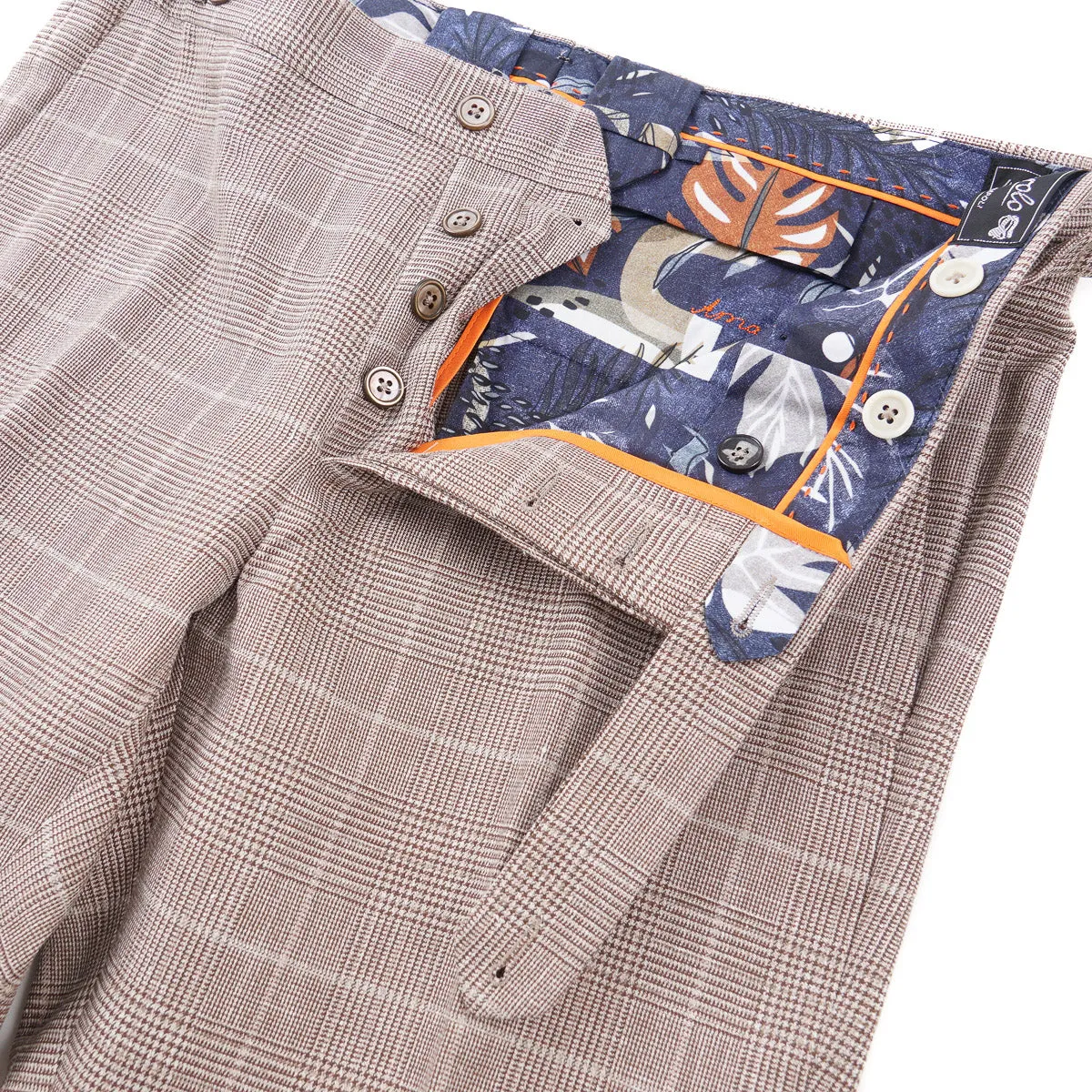 Marco Pescarolo Wool-Linen Dress Pants