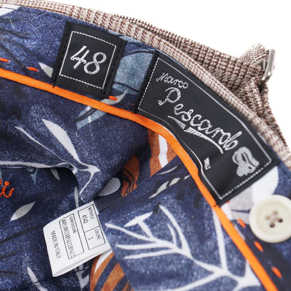 Marco Pescarolo Wool-Linen Dress Pants