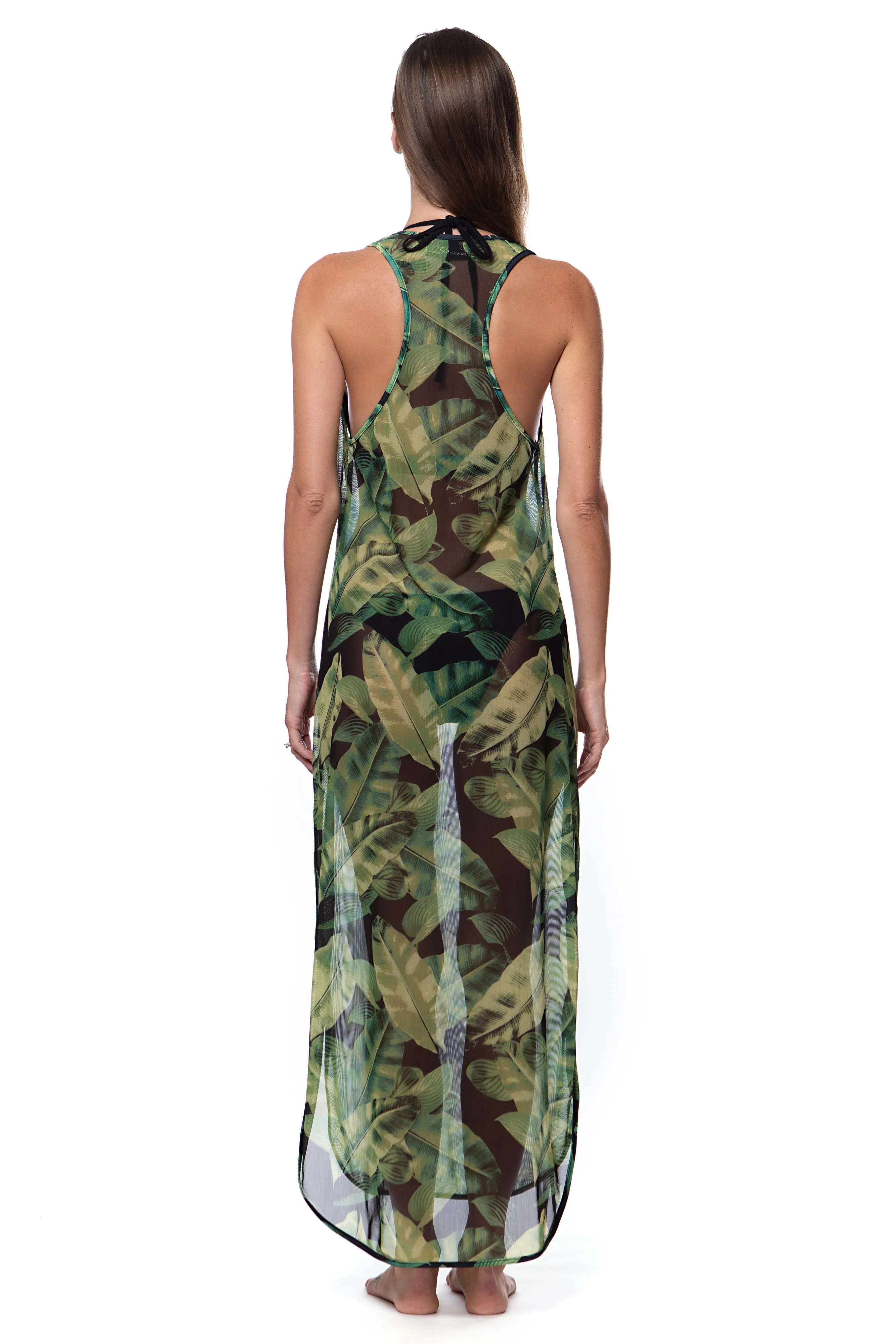 Mesh Tank Dress Coverup