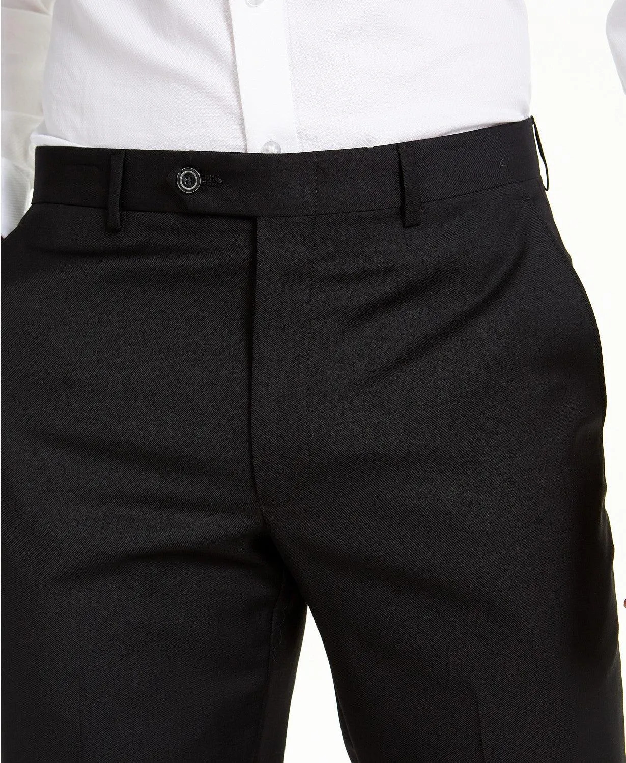 Michael Kors Men's Classic-Fit Airsoft Stretch Black Dress Pants 42 x 30 Wool