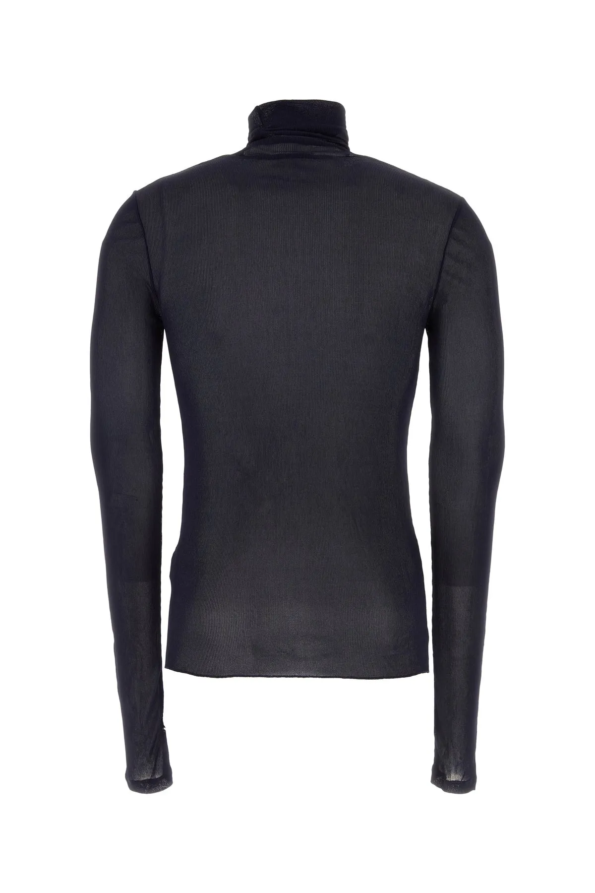 Midnight blue viscose blend t-shirt