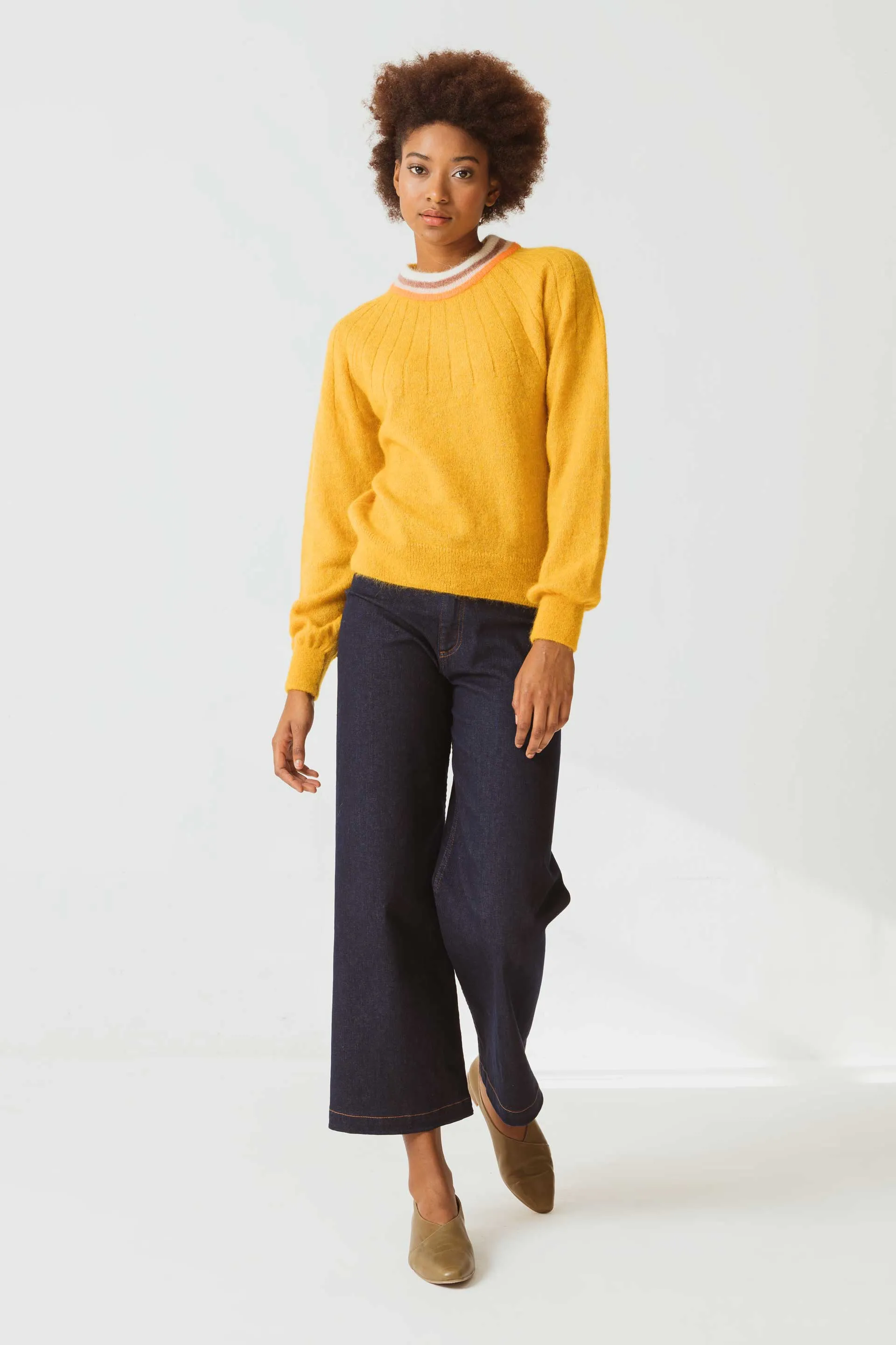 MIRARI Alpaka Pullover mango | SKFK
