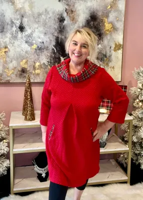 Quilted Ruby Dress