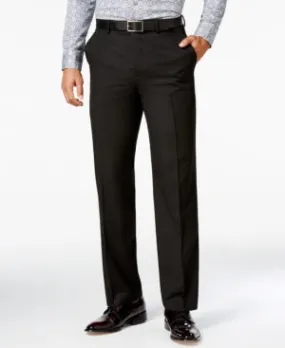 Sean John Mens Classic fit Dress Pants 32 / 32 Black Solid