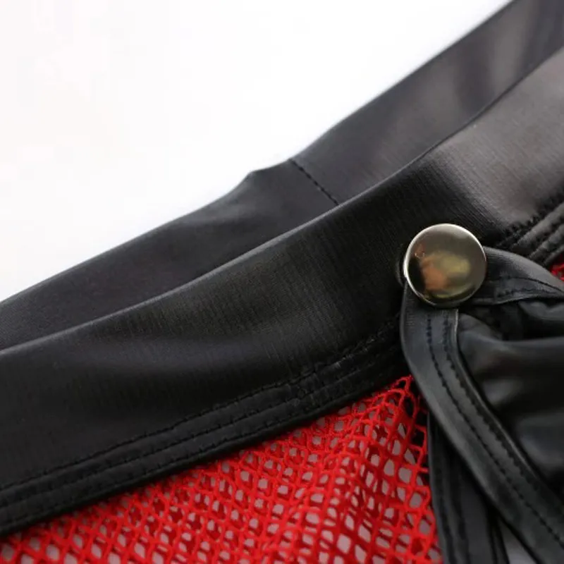 Sexy Breathable Men's Boxers / Mesh See-Through Underwear / Separatable Front Panties