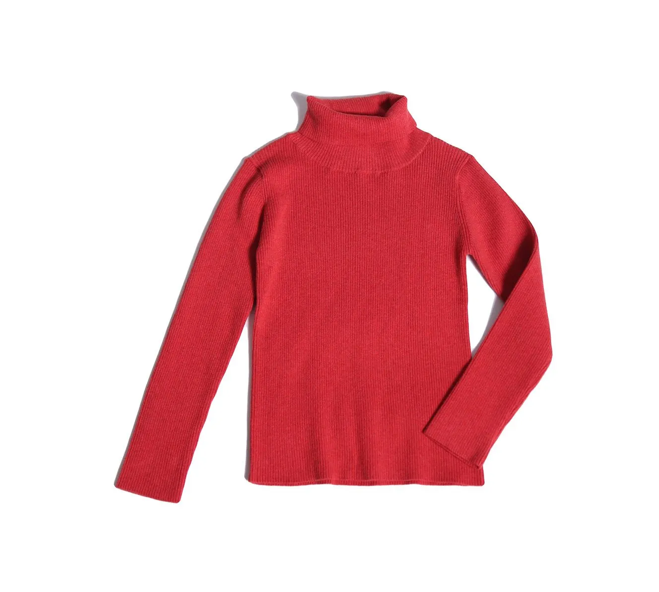 Slim Fit Ribbed Turtleneck