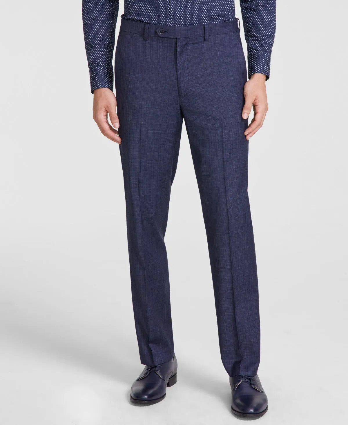 Tallia Mens Classic fit Dress Pants 36 / 32 Blue Striped
