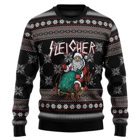 Ugly Cotton Sweater JulesRoche All-Over Print Holiday Style