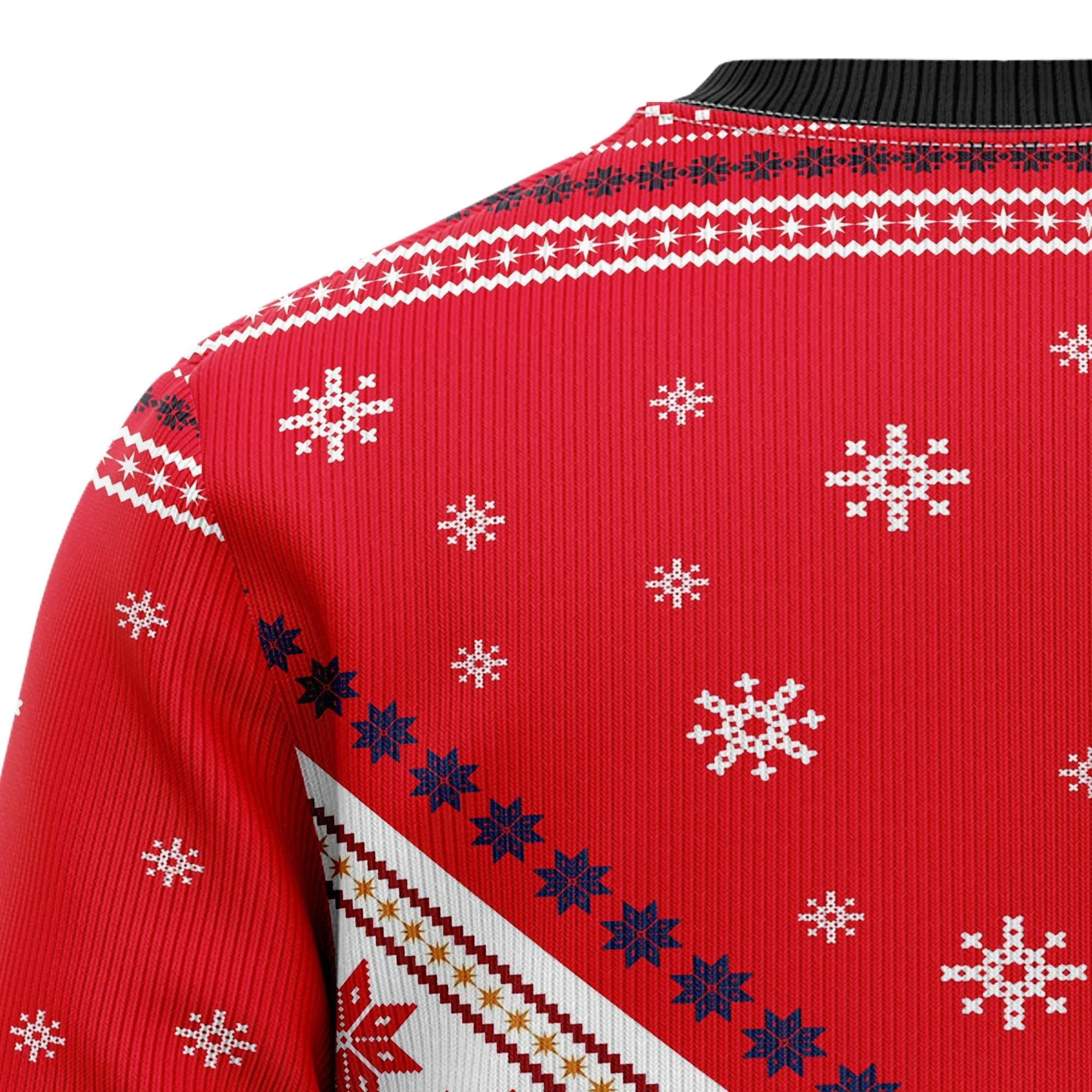 Ugly Sweater JulesRoche All-Over Print Cozy Holiday Top