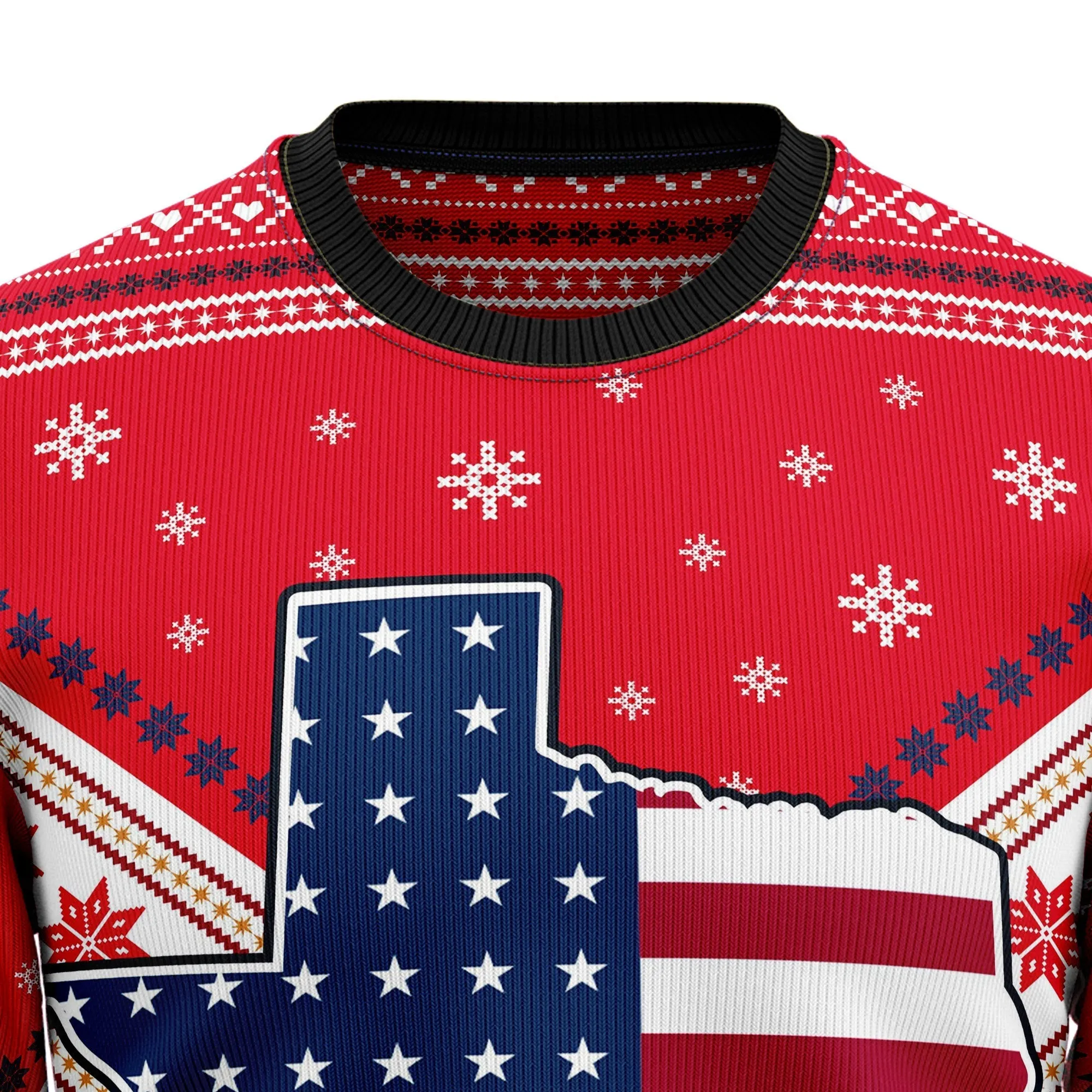 Ugly Sweater JulesRoche All-Over Print Cozy Holiday Top