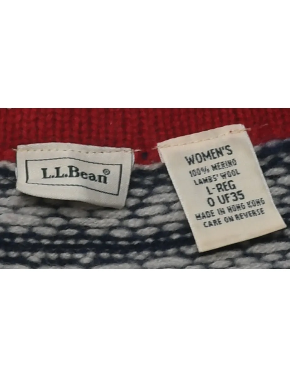 Wool L.L. Bean Nordic Jumper - L