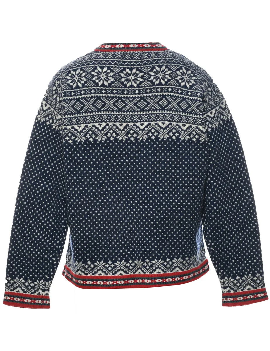 Wool L.L. Bean Nordic Jumper - L