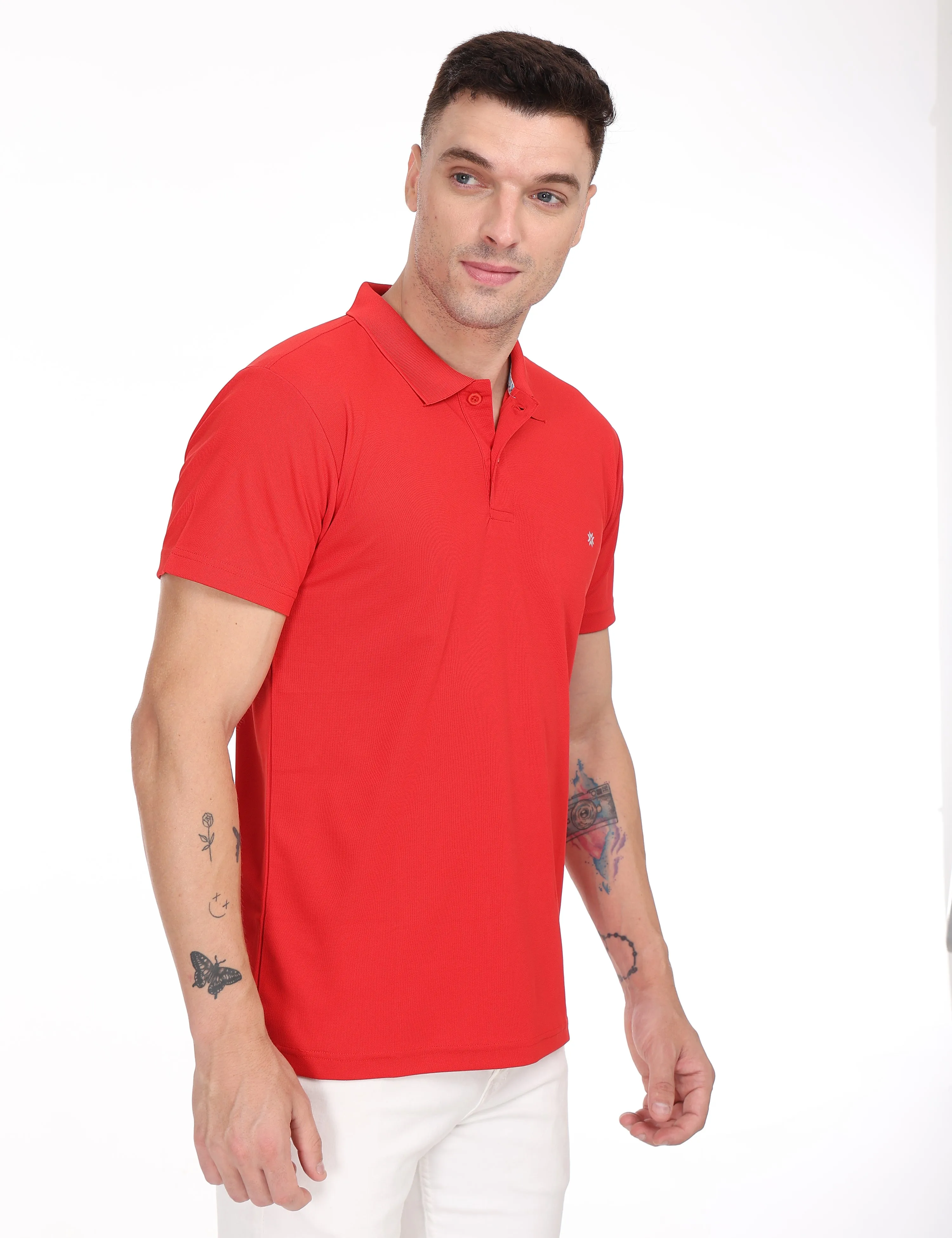 Zest Red Color T Shirt - 53008