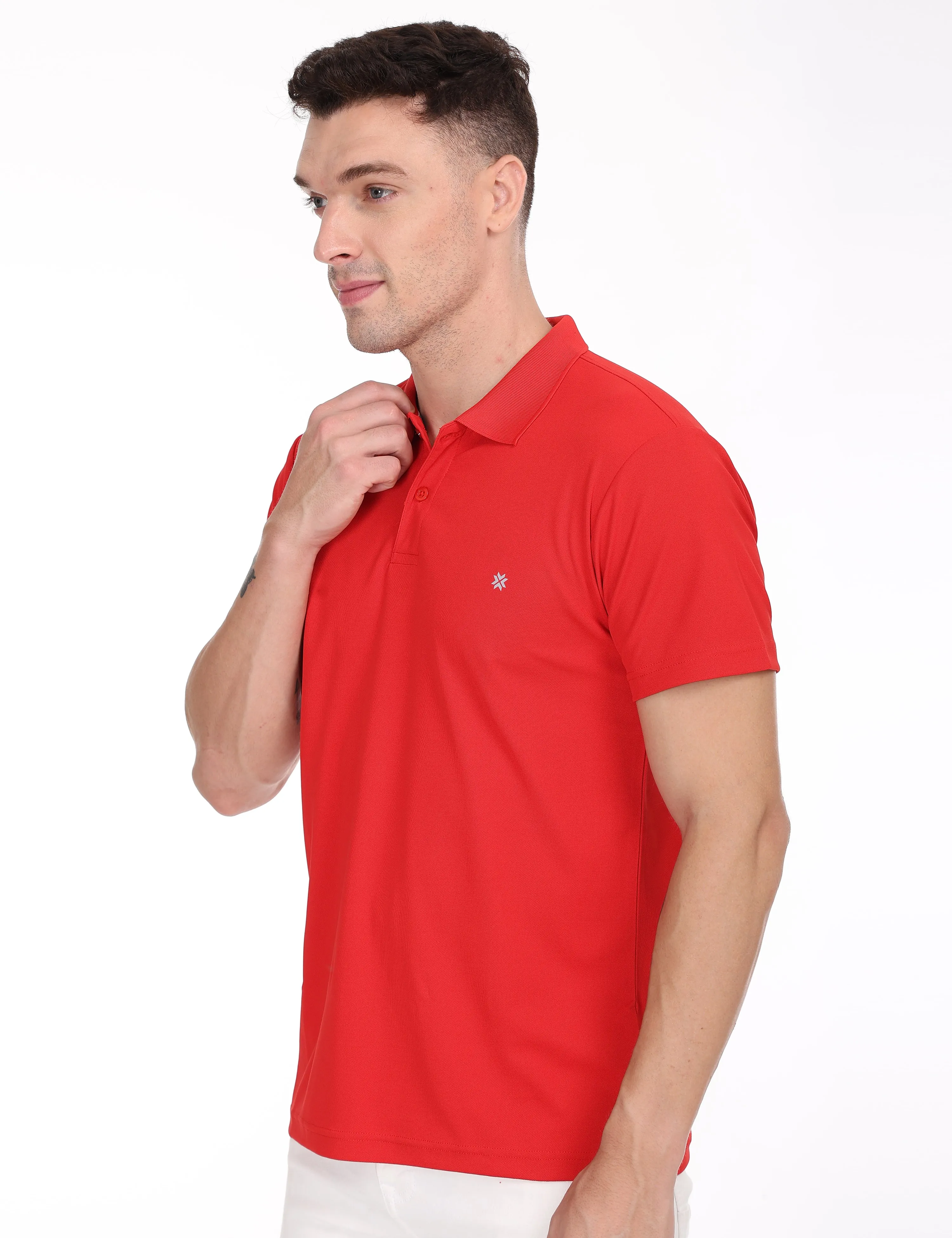 Zest Red Color T Shirt - 53008